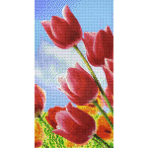 Pixelbild Blume 6 Basisplatten