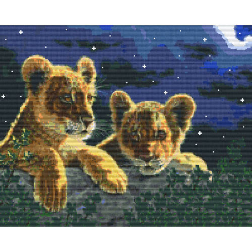 Pixel Hobby Bild Löwen
