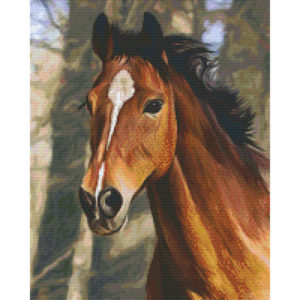 Pixel Hobby Bild Pferd 16 Platten