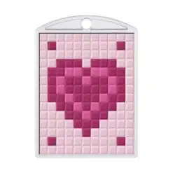 Pixelhobby Schlüsselanhänger Set Herz