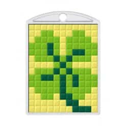 Pixelhobby Schlüsselanhänger Set Kleeblatt