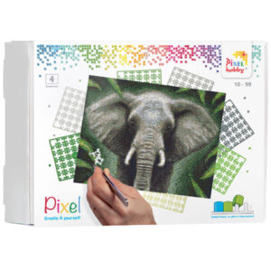 Pixeln Geschenkset Elefant