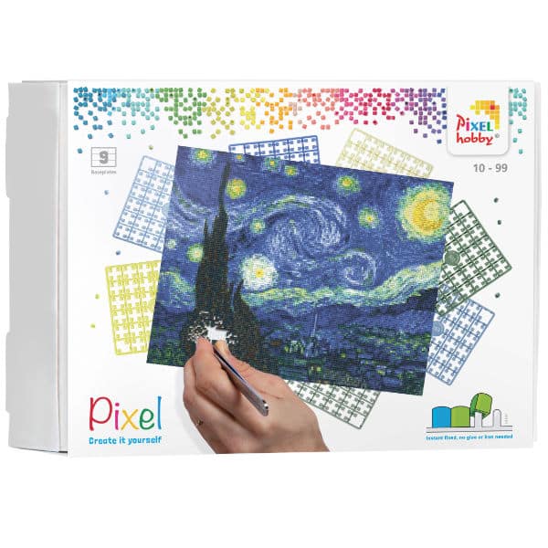 Pixel Geschenkset Sternen Nacht