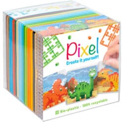 Pixel Triowürfel Dinos