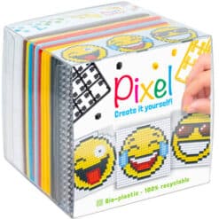 Pixel Triowürfel Smiley