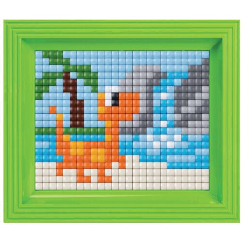 Pixel XL Bild mit Rahmen Dino
