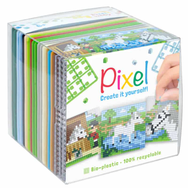 Pixelhobby Mosaikwürfel Trio - Pferd, Nur Inhalt