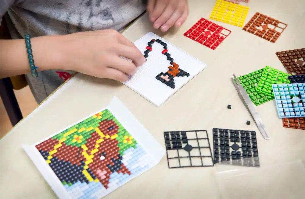 Pixeln in Erlebniswochen und Projektwochen