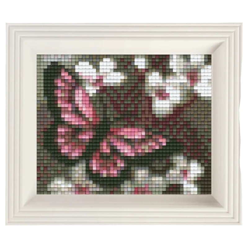 Pixelhobby Bildset Schmetterling mit Blumen 31003
